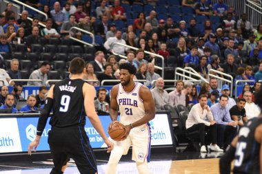 Orlando Magic, Philadelphia 76ers 'ı 14 Kasım 2018' de Orlando Florida 'daki Amway Center' da ağırlıyor..  