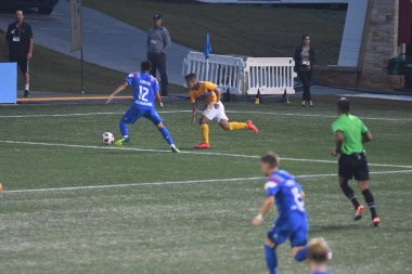 Atlanta United sunucusu Tigres & MLS Homegrown takımları 31 Temmuz 2018 'de Atlanta, Georgia' da düzenlenen MLS All Star haftasında.