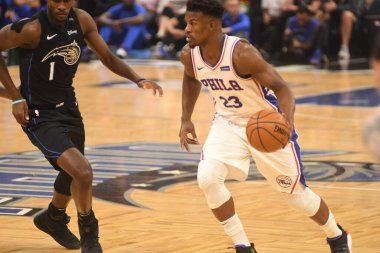 Orlando Magic, Philadelphia 76ers 'ı 25 Mart 2019' da Orlando Florida 'daki Amway Arena' da ağırlıyor.. 