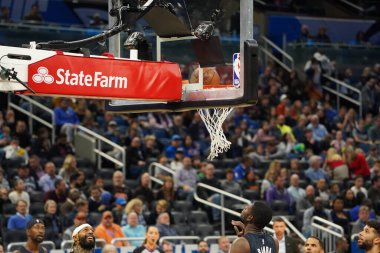 Orlando Magic 28 Şubat 2020 tarihinde Orlando Florida 'da Amway Center' da Minnesota Timberwolves 'a ev sahipliği yapar..  