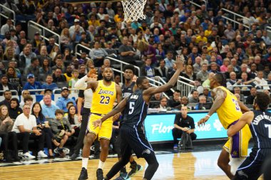 Orlando Magic 11 Aralık 2019 Çarşamba günü Orlando Forida 'daki Amway Center' da Los Angeles Lakers 'a ev sahipliği yaptı..  