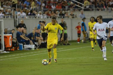 Paris Saint-Germain, Tottenham Hotspur 'a karşı 22 Temmuz 2017' de Orlando Florida 'daki Citrus Bowl' da.   