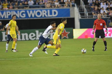 Paris Saint-Germain, Tottenham Hotspur 'a karşı 22 Temmuz 2017' de Orlando Florida 'daki Citrus Bowl' da.  
