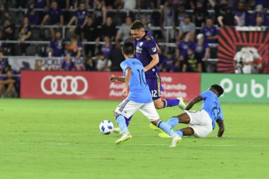 Orlando City 26 Temmuz 2018 'de Florida Exploria Stadyumu' nda NYC FC 'ye ev sahipliği yaptı. Fotoğraf: Marty Jean-Louis