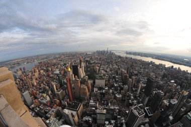 23 Mayıs 2016 'da New York' un geniş açı görüntüsü.  