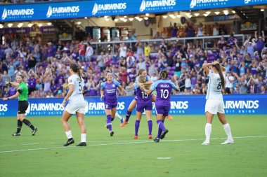 Orlando Pride 20 Temmuz 2019 tarihinde Florida Exploria Stadyumu 'nda Sky Blue FC' ye ev sahipliği yaptı.. 