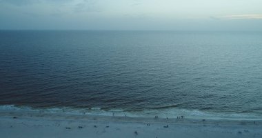 4 Ağustos 2017 'de Florida' daki Güzel Clearwater Sahili 'nin hava görüntüsü..