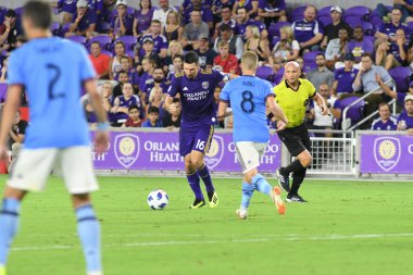 Orlando City 26 Temmuz 2018 'de Florida Exploria Stadyumu' nda NYC FC 'ye ev sahipliği yaptı. Fotoğraf: Marty Jean-Louis