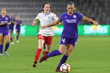 Orland Pride, 25 Ağustos 2018 'de Orlando Florida' daki Exploria Stadyumu 'nda Chicago Red Stars' a ev sahipliği yapıyor..  