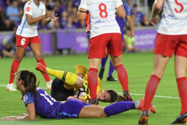 Orland Pride, 25 Ağustos 2018 'de Orlando Florida' daki Exploria Stadyumu 'nda Chicago Red Stars' a ev sahipliği yapıyor..  