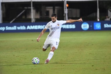 Los Angeles Galaksisi, 14 Temmuz 2020 'de Orlando Florida ABD' deki ESPN Vahşi Spor Dünyası 'nda düzenlenen MLS Sırt Turnuvası sırasında Portland Timbers ile karşı karşıya geldi..