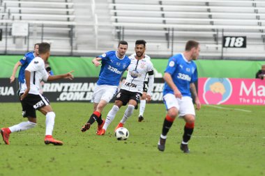 13 Ocak 2018 'de Orlando Florida' daki Spektrum Stadyumu 'nda düzenlenen Florida Kupası' nda Korucular Corinthianlara karşı..