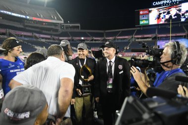 Georgia State Face Batı Kentucky Cure Bowl sırasında 16 Aralık 2017 'de Orlando Florida' daki Citrus Bowl 'da.  