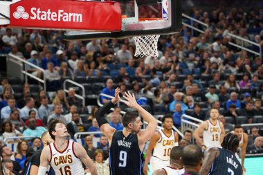 Orlando Magic 30 Ekim 2019 Çarşamba günü Orlando Forida 'daki Amway Center' da New York Knicks 'e ev sahipliği yaptı..