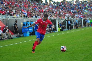 Kosta Rika, Copa America Centenario sırasında Paraguay ile Orlando Florida 'daki Dünya Kampı Stadyumu' nda karşılaştı..  