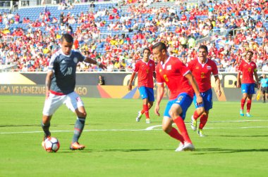 Kosta Rika, Copa America Centenario sırasında Paraguay ile Orlando Florida 'daki Dünya Kampı Stadyumu' nda karşılaştı..  