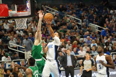 Orlando Magic, Boston Celtics 'i 24 Ocak 2020' de Orlando, Florida 'da Amway Center' da ağırladı..   