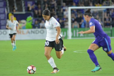 Orlando Pride 12 Ağustos 2017 'de Orlando City Stadyumu' nda New Jersey Sky Blue FC 'ye ev sahipliği yapmaktadır..  