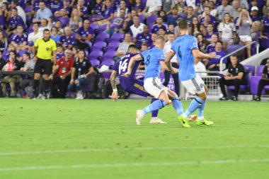 Orlando City 26 Temmuz 2018 'de Florida Exploria Stadyumu' nda NYC FC 'ye ev sahipliği yaptı. Fotoğraf: Marty Jean-Louis