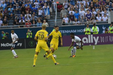 Paris Saint-Germain, Tottenham Hotspur 'a karşı 22 Temmuz 2017' de Orlando Florida 'daki Citrus Bowl' da. 