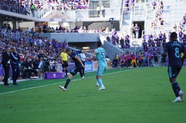 Orlando City SC 20 Nisan 2019 'da Orlando City Stadyumu' nda Vancouver Whitecaps 'a ev sahipliği yapıyor. Fotoğraf: Marty Jean-Louis