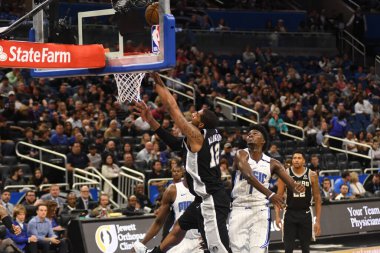 Orlando Magic, 19 Aralık 2018 tarihinde Orlando Florida 'daki Amway Center' da San Antonio Spurs 'a ev sahipliği yapmaktadır.. 