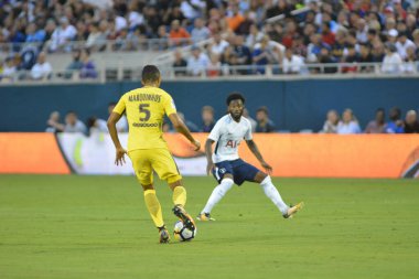 Paris Saint-Germain, Tottenham Hotspur 'a karşı 22 Temmuz 2017' de Orlando Florida 'daki Citrus Bowl' da.  