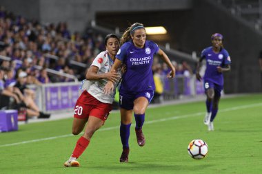 Orland Pride, 25 Ağustos 2018 'de Orlando Florida' daki Exploria Stadyumu 'nda Chicago Red Stars' a ev sahipliği yapıyor..  