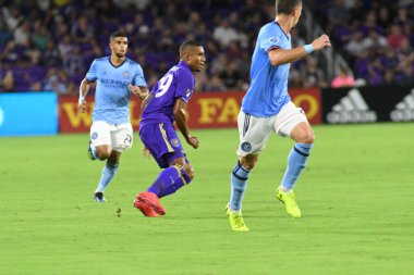 Orlando City 26 Temmuz 2018 'de Florida Exploria Stadyumu' nda NYC FC 'ye ev sahipliği yaptı. Fotoğraf: Marty Jean-Louis