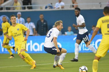Paris Saint-Germain, Tottenham Hotspur 'a karşı 22 Temmuz 2017' de Orlando Florida 'daki Citrus Bowl' da. 