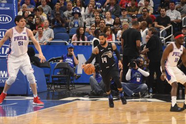 Orlando Magic, Philadelphia 76ers 'ı 25 Mart 2019' da Orlando Florida 'daki Amway Arena' da ağırlıyor.. 