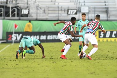 Fluminense, Florida Kupası 'nda 15 Ocak 2018' de Orlando Florida 'da oynanan Spektrum Stadyumu' nda Barcelona SC 'ye karşı..