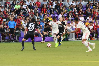 Flamengo Eintracht Frankfurt 'a karşı 12 Ocak 2019 Cumartesi günü Orlando City Stadyumu' nda. Fotoğraf: Marty Jean-Louis