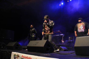 R & B Şarkıcıları Keith Sweat, Jagged Edge, Dru Hill ve Sisqo 15 Kasım 2014 'te Orlando Florida' daki CFE Arena 'da sahne aldılar..  