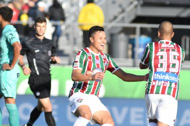 Fluminense, Florida Kupası 'nda 15 Ocak 2018' de Orlando Florida 'da oynanan Spektrum Stadyumu' nda Barcelona SC 'ye karşı..  