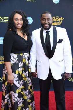 24 Mart 2018 Cumartesi günü Las Vegas 'taki Orleans Resort' ta düzenlenen 33. Yıldız Ödülleri Kırmızı Halı sırasında ünlüler.