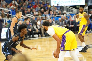 Orlando Magic 11 Aralık 2019 Çarşamba günü Orlando Forida 'daki Amway Center' da Los Angeles Lakers 'a ev sahipliği yaptı. Fotoğraf: Marty Jean-Louis