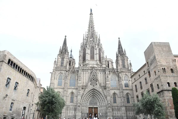 Kilátás Templom Expiatori Szent Család Barcelona — Stock Fotó