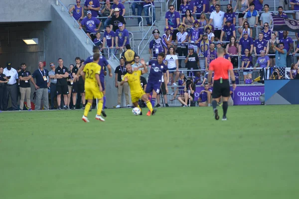 Orlando City Hospeda Columbus Crew Orlando City Stadium Orlando Florida — Fotografia de Stock