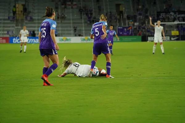 Photo Prides Hosts Portland Thorns Orlando City Stadium Orlando Florida — стокове фото