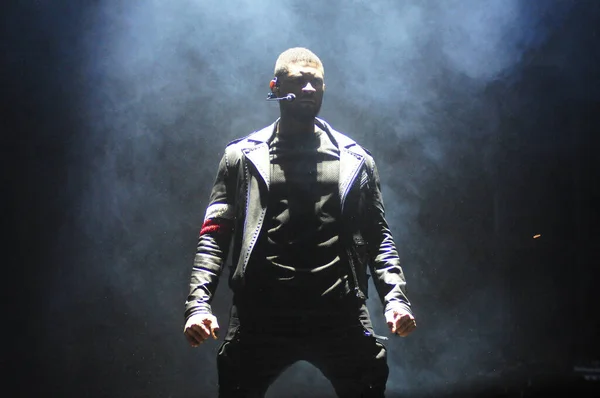 Sänger Usher Tritt Dezember 2014 Amway Center Orlando Florida Auf — Stockfoto