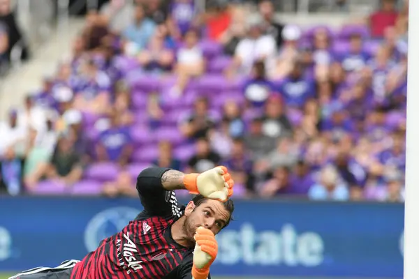 Orlando City Ospita Portland Timbers All Exploria Stadium Orlando Florida — Foto Stock