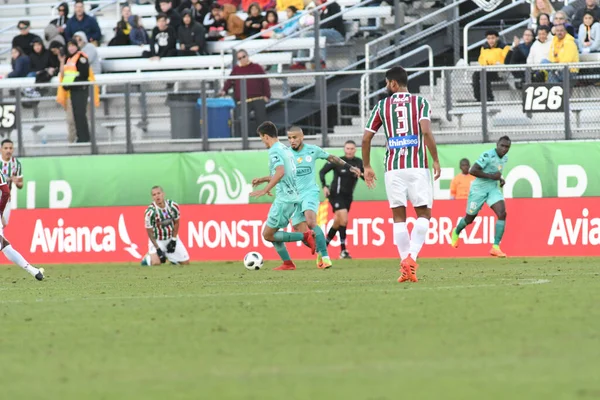 Fluminense Barcelona Florida Cup Spectrum Stadium Den Januari 2018 Orlando — Stockfoto