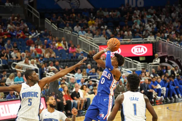 Orlando Magic 13 Ekim 2019 'da Florida, Orlando' daki Amway Center 'da Philadelphia 76ers' a ev sahipliği yaptı.. 