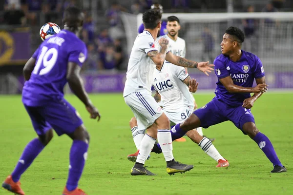 Orlando City 20 Şubat 2019 Çarşamba günü Orlando Fl 'daki Orlando City Stadyumu' nda New England 'a ev sahipliği yaptı. 