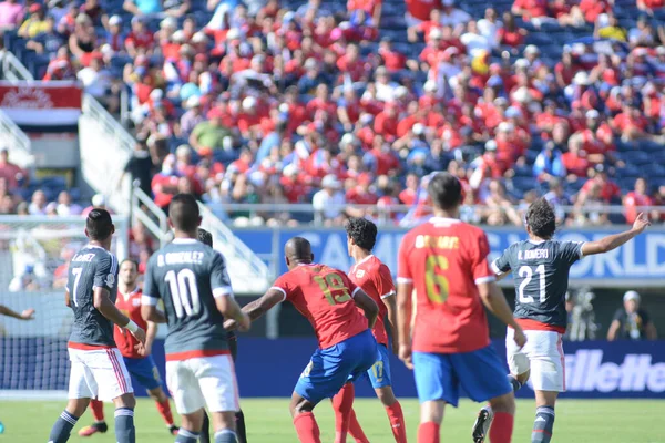 Costa Rica Enfrenta Paraguai Durante Centenário Copa América Estádio Mundial — Fotografia de Stock