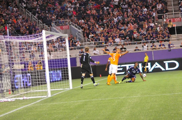 Orlando City Accueille Houston Dynamo Juillet 2016 Camping World Stadium — Photo