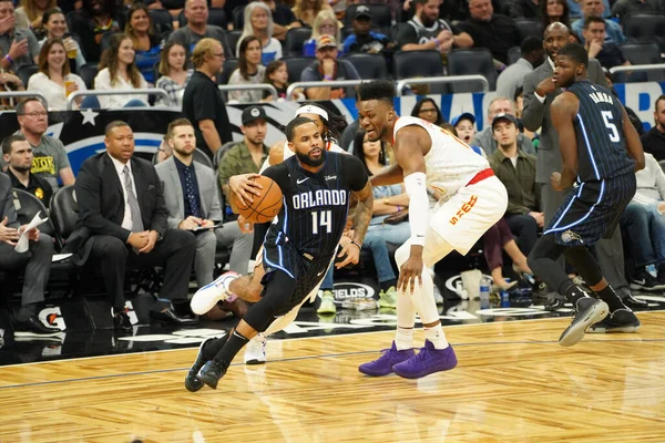 Orlando Magic 30 Aralık 2019 tarihinde Orlando, Florida 'daki Amway Center' da Atlanta Hawks 'a ev sahipliği yaptı.