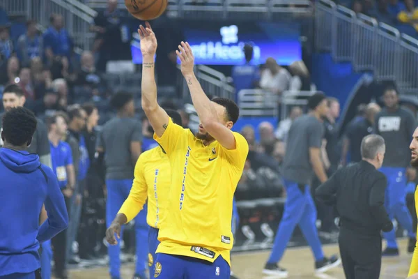 Orlando Magic Hostí Zlaté Státní Bojovníky Amway Center Orlandu Floridě — Stock fotografie