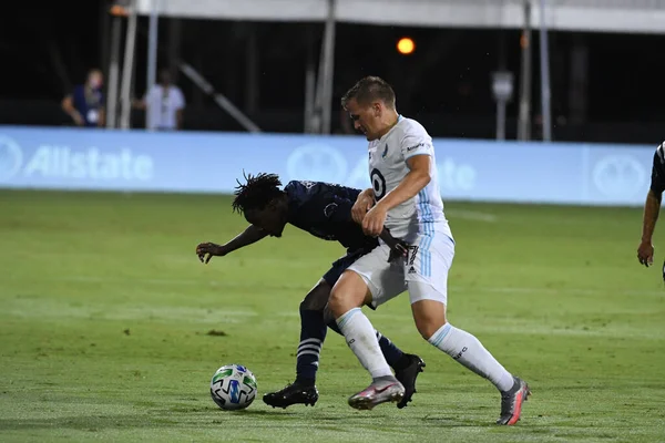 MLS sırasındaki Minnesota United ile karşılaşan Kansas City, 12 Temmuz 2020 tarihinde Orlando Florida 'daki ESPN Vahşi Spor Dünyası' nda düzenlenen turnuvaya geri döndü..